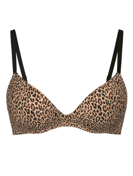 Бюстгальтер Push-Up Victoria's Secret с принтом 1159855241 (Леопардовый 34B)