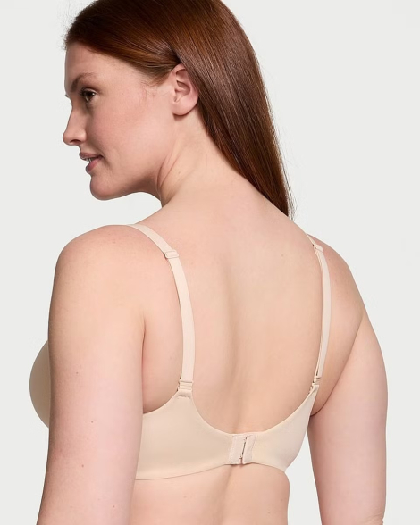 Гладкий бюстгальтер Push-Up Victoria's Secret 1159855822 (Бежевый 34A)