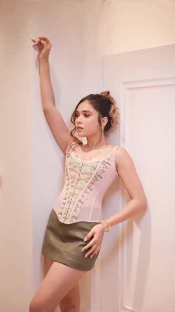 Женский корсет Victoria's Secret с вышивкой 1159856115 (Розовый S)