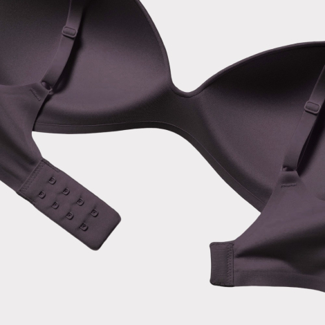 Бесшовный бюстгальтер UNIQLO 1159856525 (Фиолетовый 34-36D DD)