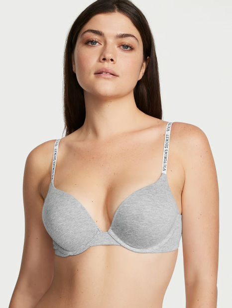 Бюстгальтер с двойным Push-up Victoria's Secret 1159856991 (Серый 36D)