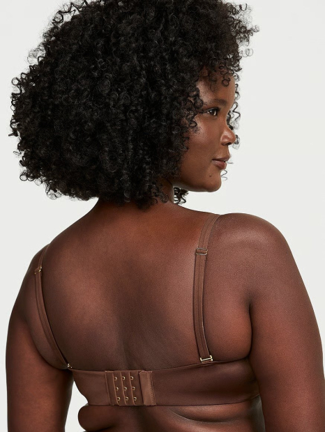 Гладкий бюстгальтер Push-Up Victoria's Secret 1159856996 (Коричневий 32B)