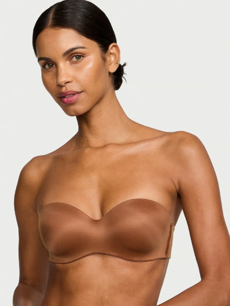Гладкий бюстгальтер Victoria's Secret 1159857460 (Коричневый 32B)