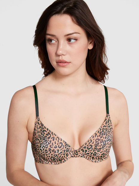 Бюстгальтер Push-up Victoria's Secret Pink 1159857519 (Леопардовий 34B)