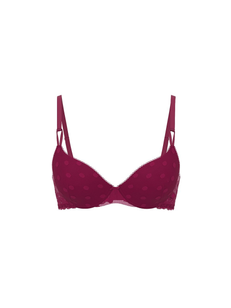 Бюстгальтер Push-Up Victoria's Secret 1159857758 (Бордовий 32B)