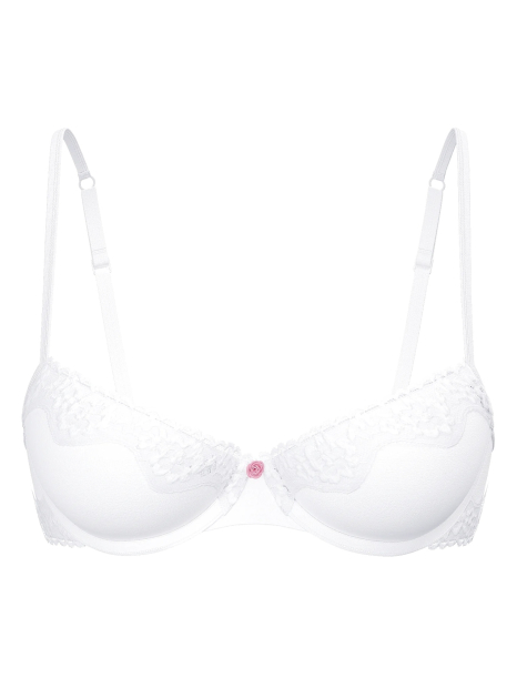 Бюстгальтер Victoria's Secret з мереживом 1159857835 (Білий 34C)