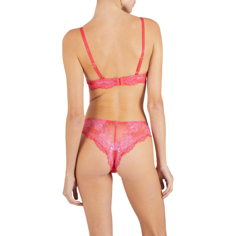 Кружевной бюстгальтер Push-up Emporio Armani 1159858086 (Розовый 34A)