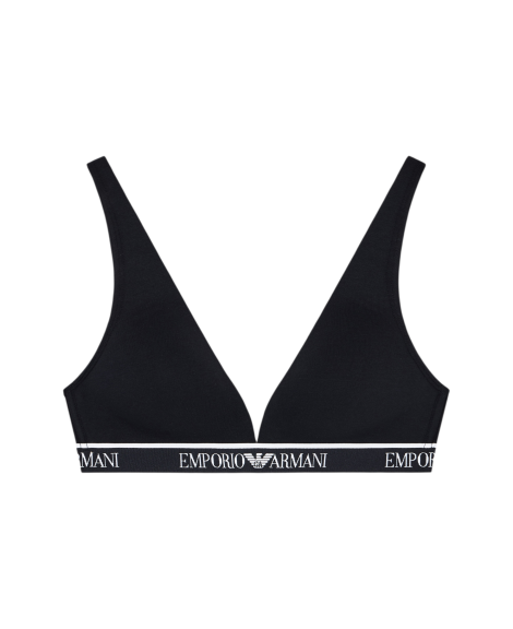 Бюстгальтер жіночий Emporio Armani бралетт з логотипом 1159858932 (Чорний L)