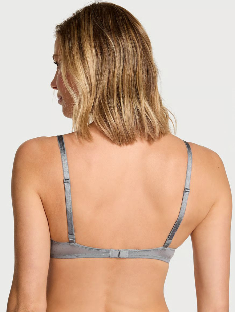 Бюстгальтер Push-Up Victoria's Secret с принтом 1159859109 (Серый 34C)
