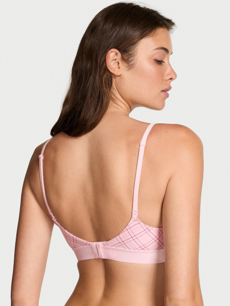 Бюстгальтер Push-Up Victoria's Secret с логотипом из страз 1159859541 (Розовый 36D)