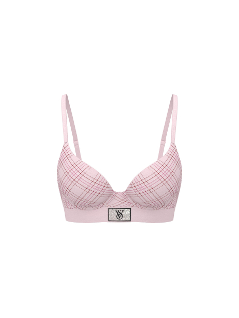 Бюстгальтер Push-Up Victoria's Secret с логотипом из страз 1159859541 (Розовый 36D)