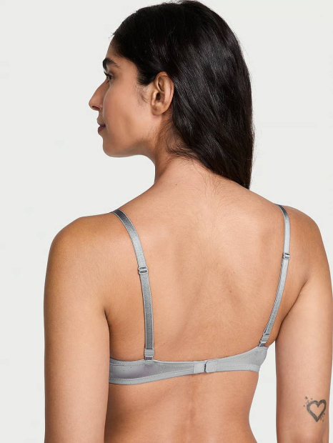 Бюстгальтер Victoria's Secret с принтом 1159859793 (Серый 38B)