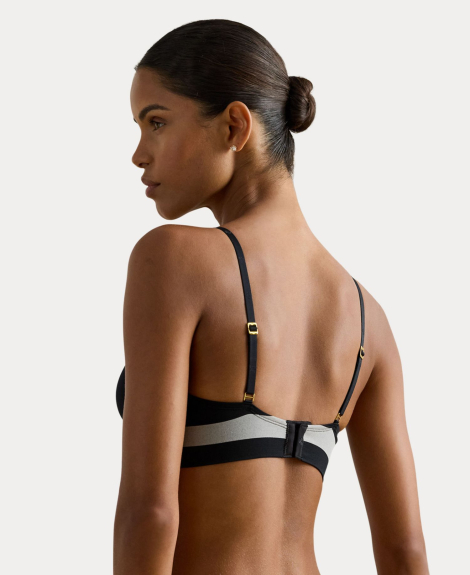 Бюстгальтер-бралет Ralph Lauren з логотипом 1159860524 (Чорний M)