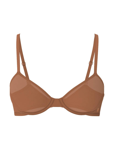 Коригуючий бюстгальтер Victoria's Secret на кісточках 1159860896 (Коричневий 32C)