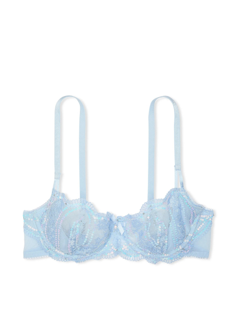 Бюстгальтер с пайетками Victoria's Secret 1159860922 (Голубой 34D)