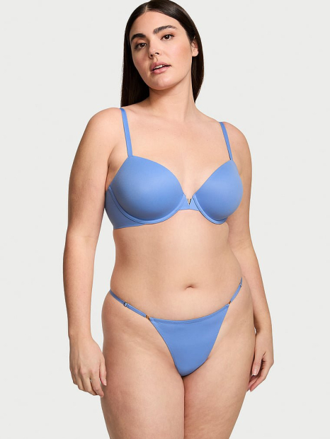 Гладкий бюстгальтер Victoria's Secret 1159860997 (Синій 34DD)