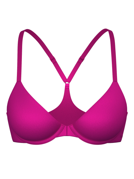 Гладкий бюстгальтер Victoria's Secret с застежкой спереди 1159861376 (Розовый 32B)