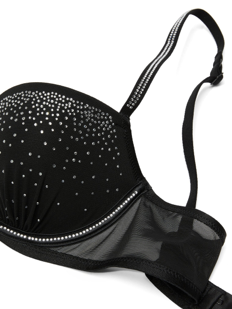 Бюстгальтер Push-Up Victoria's Secret Pink лиф 1159861423 (Черный 34A)