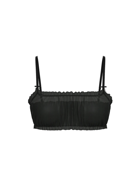 Шифоновий бралет Victoria's Secret 1159861785 (Чорний M)