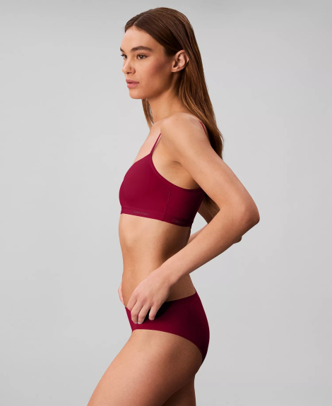Бралетт Calvin Klein с логотипом 1159862946 (Бордовый M)