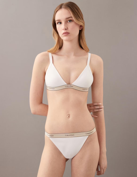 Бралетт Calvin Klein триангл 1159863085 (Белый L)