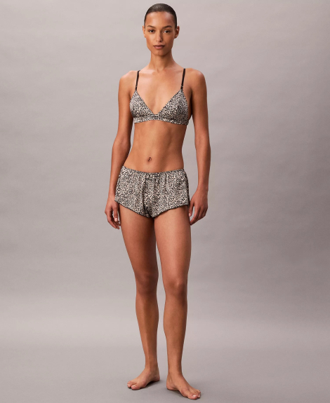 Бралетт Calvin Klein триангл 1159863094 (Леопардовый L)