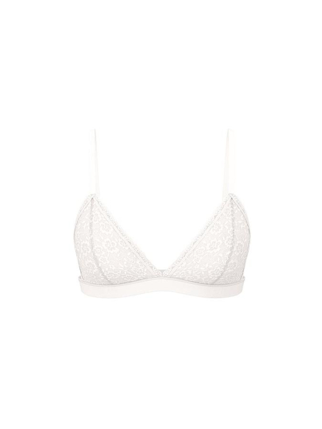 Мягкий кружевной бралетт Victoria's Secret 1159863223 (Молочный S)