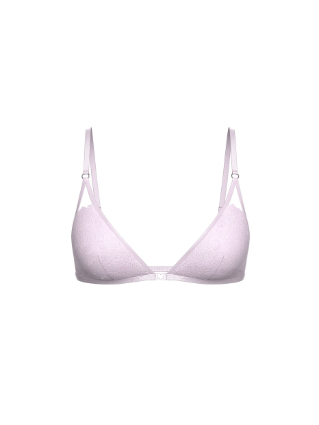 Кружевной бюстгальтер Victoria's Secret Pink бралетт триангл 1159863358 (Розовый M)