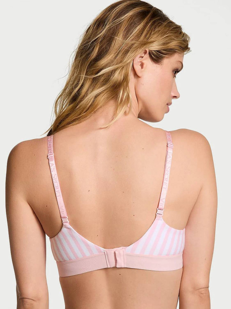 Бюстгальтер Push-Up Victoria's Secret с логотипом из страз 1159863464 (Розовый 36D)