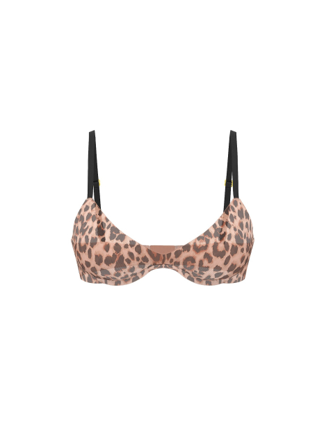 Сетчатый бюстгальтер Victoria's Secret 1159863546 (Леопардовый 36D)