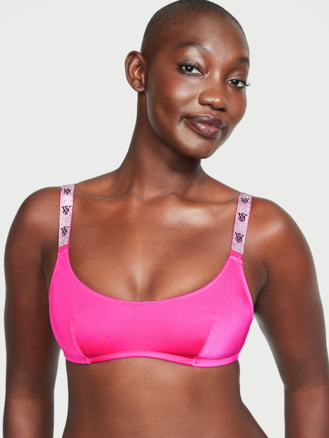 Гладкий бралетт Victoria's Secret со стразами 1159863554 (Розовый S)