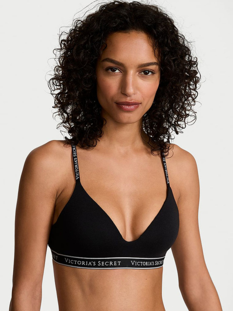 Бюстгальтер без косточек Victoria's Secret 1159863670 (Черный 40D)