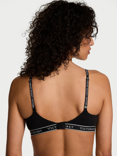 Бюстгальтер без косточек Victoria's Secret 1159863670 (Черный 40D)