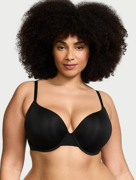 Гладкий бюстгальтер Push-Up Victoria's Secret 1159863781 (Черный 36A)