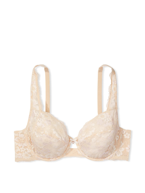 Мереживний бюстгальтер Victoria's Secret 1159863831 (Бежевий 34C)