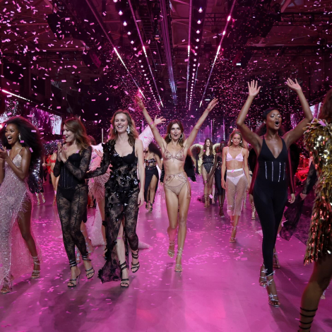 Сетчатый бюстгальтер Victoria's Secret с вышивкой 1159863869 (Розовый 34D)