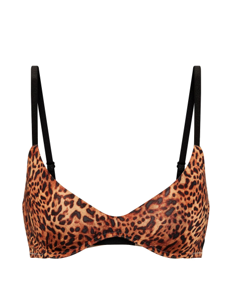 Бюстгальтер Push-Up Victoria's Secret с принтом 1159864089 (Леопардовый 36B)