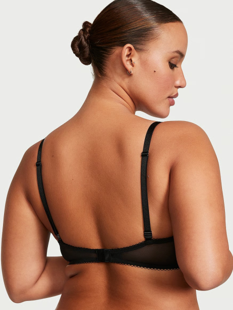 Бюстгальтер з мереживним оздобленням Victoria's Secret 1159864693 (Чорний 38C)