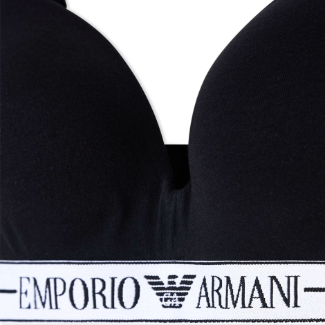 Женский бюстгальтер Emporio Armani с логотипом 1159864992 (Черный XL)