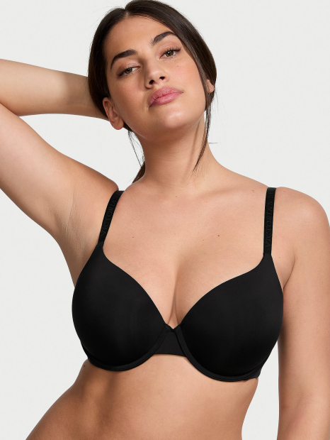Гладкий бюстгальтер Victoria's Secret 1159865507 (Черный 38C)