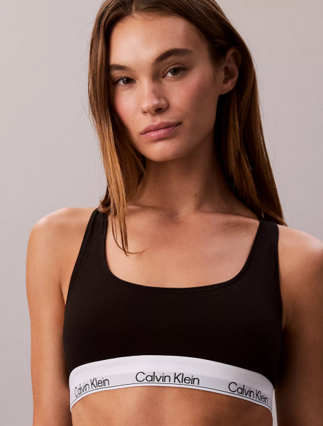 Бра-топ Calvin Klein з логотипом 1159967161 (Чорний 3X)