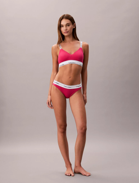 Бралет Calvin Klein з логотипом 1159968607 (Рожевий S)