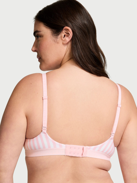 Бюстгальтер Victoria's Secret 1160068150 (Білий/Рожевий 38B)