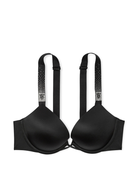Бюстгальтер Push-Up Victoria's Secret со стразами 1160137918 (Черный 36C)