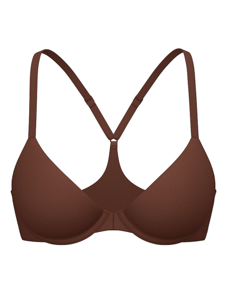 Гладкий бюстгальтер Victoria's Secret с застежкой спереди 1160172828 (Коричневый 36B)