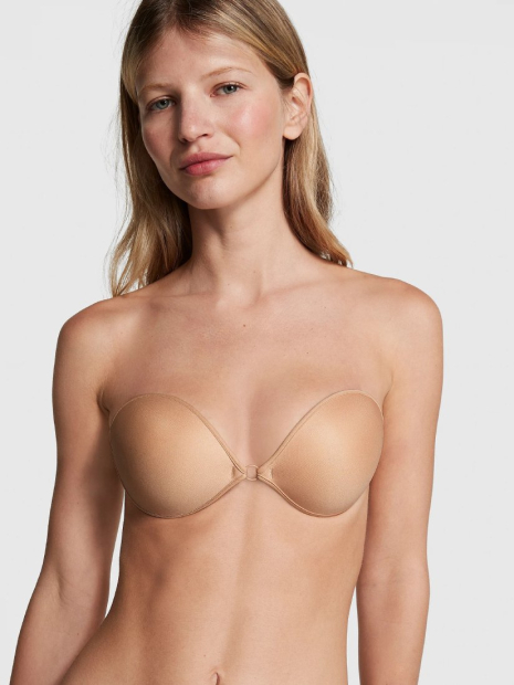 Невидимый бюстгальтер Victoria's Secret PINK лиф невидимка 1160271116 (Бежевый D/DD)