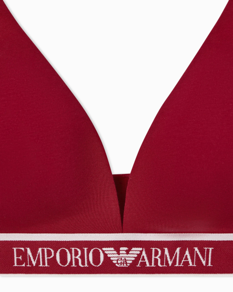 Женский бюстгальтер Emporio Armani триангл 1160299395 (Красный S)