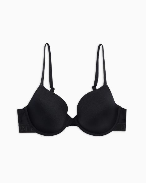 Женский бюстгальтер Emporio Armani с логотипом 1160479618 (Черный 34A)