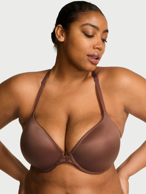 Бюстгальтер Victoria's Secret с Т-образной спинкой 1160742116 (Коричневый 32C)