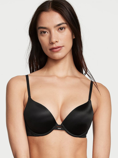 Базовый бюстгальтер Push-up Victoria's Secret со стразами 1161266835 (Черный 42D)